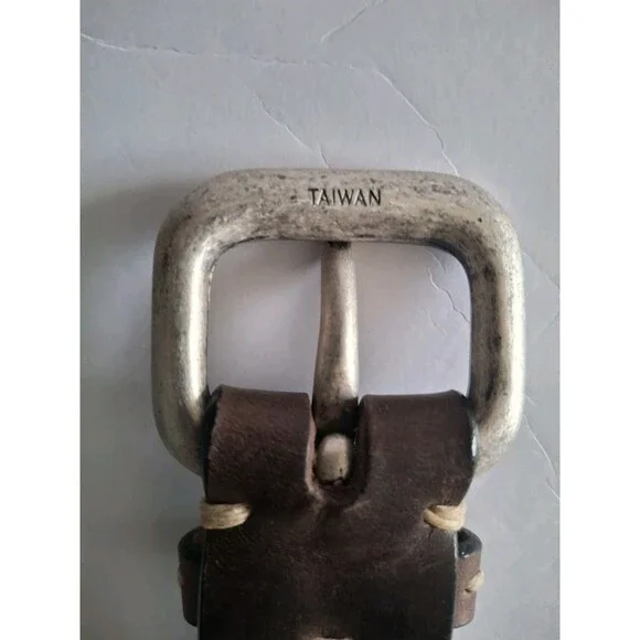 GAP Genuine Leather Belt Size 26 Brown Women's Made In USA Equestrian - Picture 7 of 9
